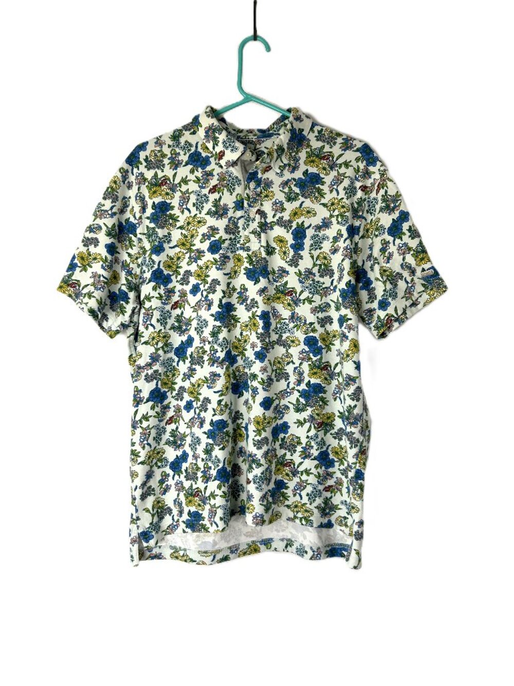 Nike Dri-FIT Lobster Floral Print Polo Shirt L Coastal Golf